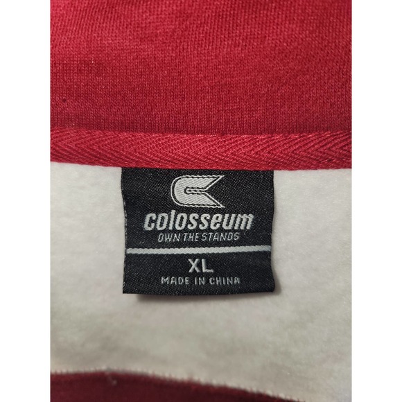 Oklahoma University Sooners 1/4 Zip Pullover - XL - Like New BOOMER SOONER - Picture 3 of 3